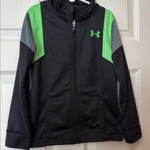 Under Armour Black and Green Jacket